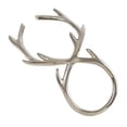 thumbnail image 3 of Fennco Styles Holiday Antler Metal Napkin Rings, Set of 4, 3 of 3