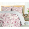 thumbnail image 5 of Ambesonne Floral Duvet Cover Set, Romantic Rose Flowers, Queen, Pale Pink, 5 of 6