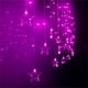 thumbnail image 3 of Star Led Curtain Light 96 Leds 8 Twinkle Modes Waterproof Icicle Lights 16/19 Drops for Balcony,Patio,Wedding Decoration, 3 of 5