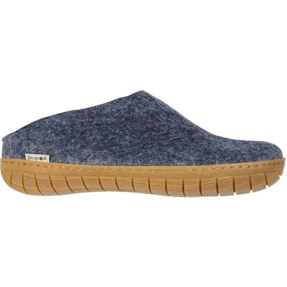 Glerups Unisex BR-10 - Felt Slippers With Rubber Sole 51 M