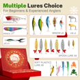 thumbnail image 2 of Calendario de Adviento de Pesca santreetrade 24 días con señuelos 2026, 2 of 7