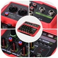 thumbnail image 3 of B6 Portable 6 Channels Audio Mixer USB Mixing Console Supports BT Connection with Sound Card Built-in 48V Phantom Power, 3 of 7