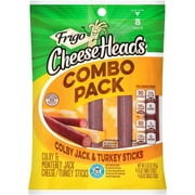 Frigo® Cheese Heads® Colby Jack Cheese & Turkey Sticks, 6.3 oz, 8 Count