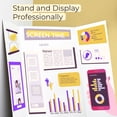 thumbnail image 4 of BAZIC White Trifold Presentation Corrugated Display Board 28" x 40", 2-Pack, 4 of 8