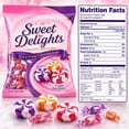 thumbnail image 2 of Sweet Creamy Delight Hard Candy 3 Bag Strawberry Peach & Blackberry Assorted Flavors Individually Wrapped 4 5 Oz Each, 2 of 8