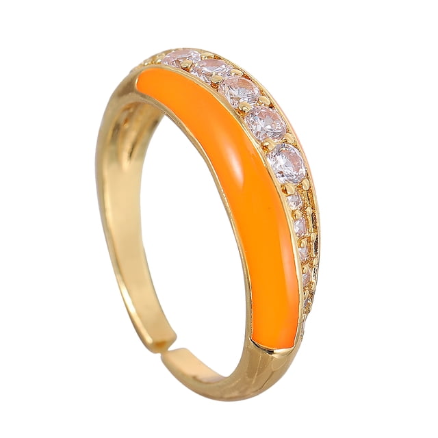 Anillos de mujer, anillo ajustable, anillo de dedo femenino, accesorios de joyería chapados en cobre