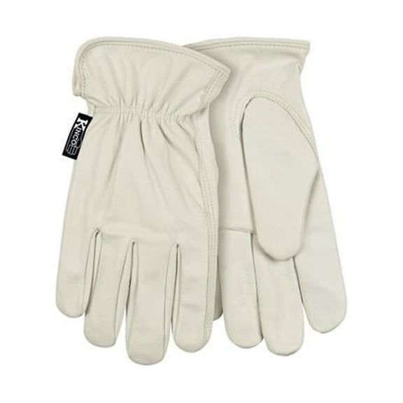 Kinco Men's Goatskin Leather Driver Glove - White - XL