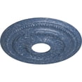 thumbnail image 3 of Ekena Millwork 15 3/4"OD x 3 1/4"ID x 1"P Galway Ceiling Medallion (Fits Canopies up to 3 1/4"), Hand-Painted Americana Crackle, 3 of 6