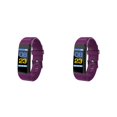 thumbnail image 1 of Bearachild Electronic Bracelet Adult Waterproof Pressure Pedometer Screen Smart Strap Watch Adjustable Running Wristband 0.96inch Violeta 2Conjunto, 1 of 6