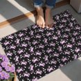 thumbnail image 4 of Black Pink Unicorn Pattern Door Rugs,Washable Non Slip Door Mats Indoor,Decorative Door Mats,Entry Mat Indoor for Entrance,Bedroom,Kitchen,Bathroom,20"x32", 4 of 6