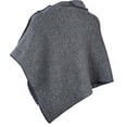 thumbnail image 6 of Aran Woollen Mills Poncho 100 % Soft Merino Wool Women`s Irish Cape with Buttons and Herringbone Pattern Made in Ireland, 6 of 6