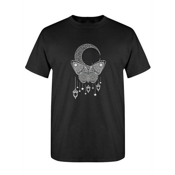 Butterfly And Moon Dreamcatcher T-Shirt Women -SPIdeals Designs, Female x-Large