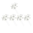 thumbnail image 3 of Shisuyan Coiffe en Forme de U Perle Métallique 5 Pcs 4x2in, 3 of 9