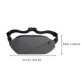 thumbnail image 2 of Outdoor Waist Bag for Storage Use 1Pcs Grey Stylish Men's Chest Bag, 2 of 5