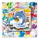 thumbnail image 1 of Pegatinas con dibujos animados de animales marinos, 50 unidades, impermeables, 1 of 2