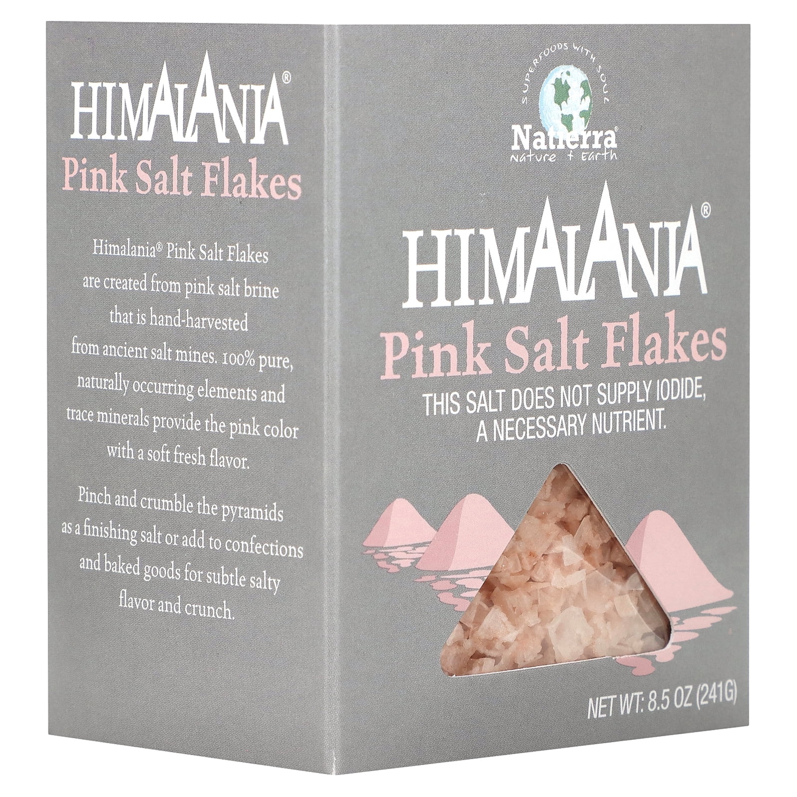 Natierra - Himalayan Pink Salt Flakes, 8.5oz