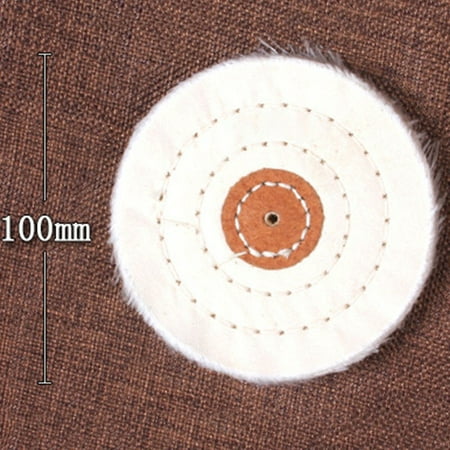 

Cloth Buffing Polishing Wheel Arbor Buffer Polish Grinder Pad Mat White