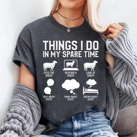 Unisex Sheep Graphic, Farm Animal T-Shirt, Sizes S-5XL, Tbun