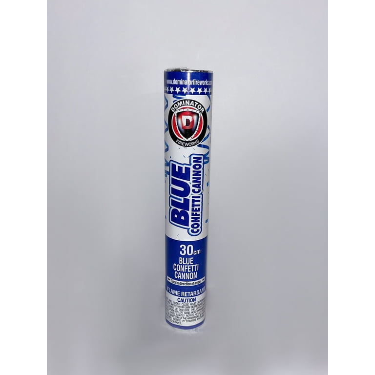 30cm Powder Cannon Blue DB of 12 Adult Blue 30cm Powder Cannon Blue DB of 12 Adult Blue