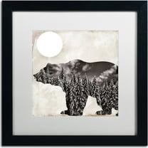 Trademark Fine Art "Going Wild VI" Canvas Art by Color Bakery, White Matte, Black Frame
