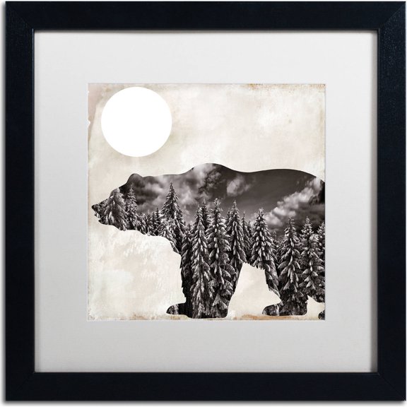 Trademark Fine Art "Going Wild VI" Canvas Art by Color Bakery, White Matte, Black Frame