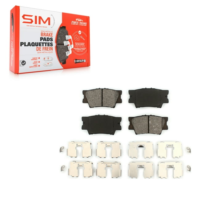 SIM Rear Semi-Metallic Disc Brake Pads SIM-1212 for Car Toyota RAV4 Camry Matrix Lexus ES350 Pontiac Vibe Avalon ES300h HS250h