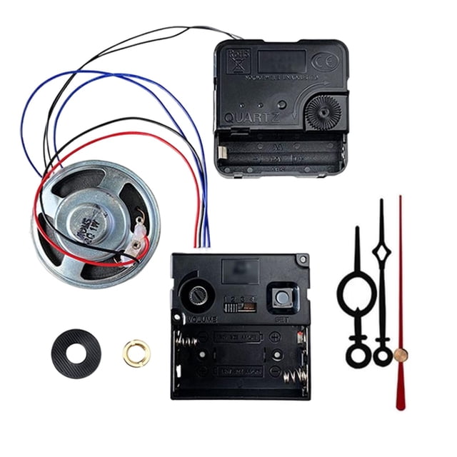GUOOL DIY Chime Wall Clock Movement Mechanism DIY Clock Accessories Hour Minute Second B