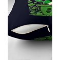 thumbnail image 4 of Ryan; St. Patrick's Day Lucky Cat & Shamrocks Throw Pillow Cover 45x45cm – Irish Holiday Cushion for March Decor, 4 of 7