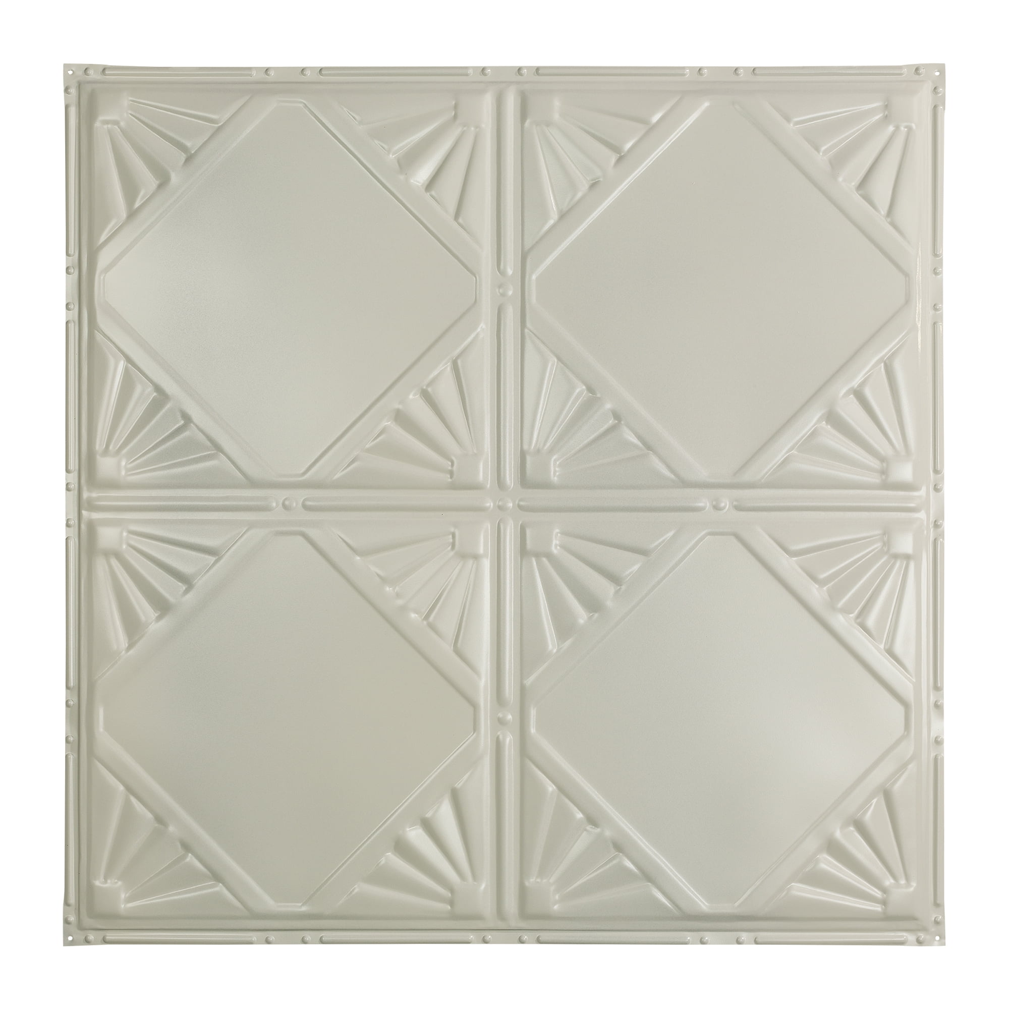 Great Lakes Tin Erie Antique White NailUp Ceiling Tiles Package of
