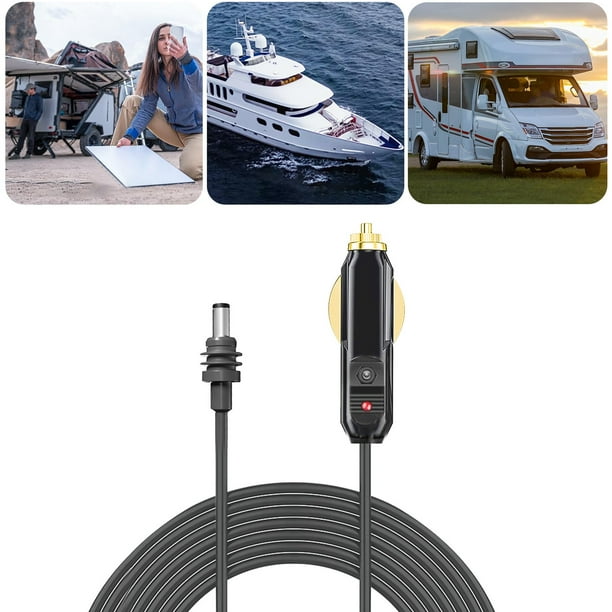 Cargador Plug And Play Resistente Al Agua Del Cable De Alimentación Del Coche De DC 18AWG IP68 Para Vehículos
