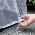 thumbnail image 2 of Universal Birdcage Cover Seed Catcher Mesh Parrot Cage Skirt- White (not Include Birdcage), 2 of 4