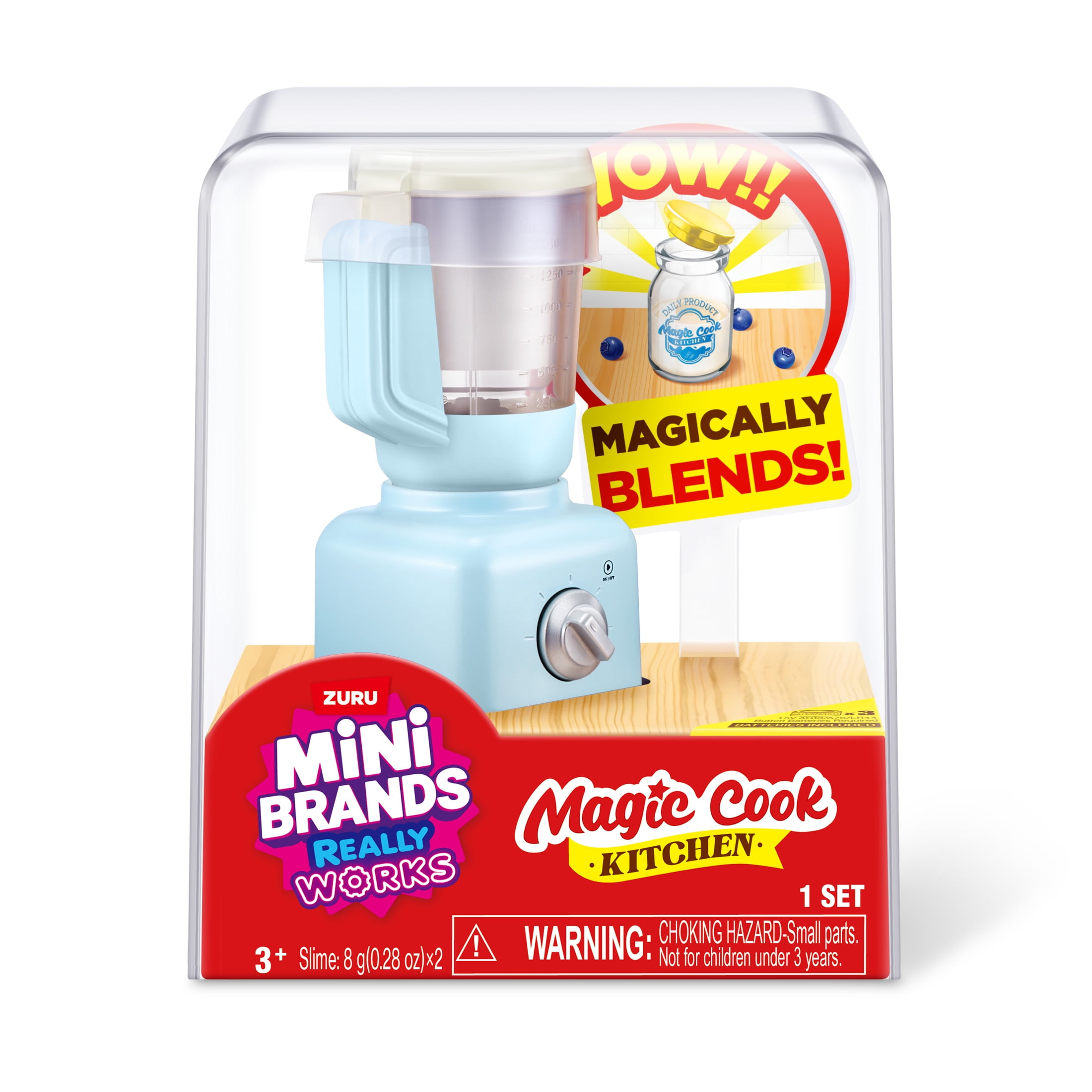 Mini Brands Really Works Magic Cook Kitchen Series 1 Blender, Miniature Appliance Toy, for Kids, Teens & Adults Ages 3+ by ZURU