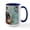 White/Navy Inside, variant on CafePress - A Steampunk Snowman Mugs - 15 oz Ceramic Large White Nolvety Mug