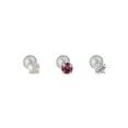thumbnail image 3 of Body Jewelry, Women's Internally Threaded Prong Set Crystal Monroe, 3 of 7