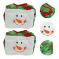 thumbnail image 5 of 2pcs Cajas de tejidos domésticos de Navidad Contenedores de tejidos temáticos Decoración de escritorio, 5 of 5