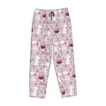 thumbnail image 4 of Xecao Easter Rabbit Women's Straight Lounge Pajama Pants: The Epitome of Relaxed Sleepwear, 4 of 9