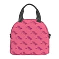 thumbnail image 2 of Goofa Leopard Print Pattern Lunch Bag ,Insulated Lunch Box, Small Leakproof Cooler Food Lunch Containers Reusable High Capacity Lunch Tote Bags, 2 of 8