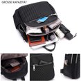 thumbnail image 3 of Dinheiro Mochila Mujer Bolso Bandolera 2 en 1 Mochila de Nylon Impermeable Mochila Escolar Pequeña Mochila Antirrobo para Uso Diario Escuela Viajes Senderismo Trabajo Negro, 3 of 5