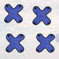 thumbnail image 4 of EeaseCA 4pcs Helmet Buffering Pad Safety Hat Mesh Insert Pad Insulation Cooling Liner Mat Helmet Accessory for Helmet Outdoor Riding (Blue), 4 of 7