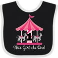 thumbnail image 3 of Inktastic 1st Birthday Party Carousel Horse Girls Baby Bib, 3 of 4