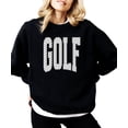 thumbnail image 5 of Golf Sweatshirt for Women Kids  Cute Preppy Golf Crewneck Pullover Black Sweatshirt Adult Small, 5 of 7