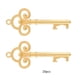 thumbnail image 2 of Abrebotellas Jadeshay con cordel en forma de llave abridor de botellas con etiqueta de tarjeta dorado, 2 of 9