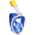 thumbnail image 1 of Masque de Snorkeling 180° Caméra d'Action Compatible Masque de Natation (Bleu) S/M, 1 of 5