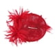 thumbnail image 3 of Diadema de cabellero Salvador con Plumas de 1920 para Boda Cóctel rojo, 3 of 10