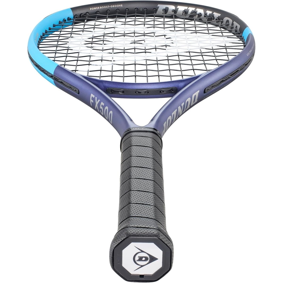 Dunlop FX500 Power Tennis Racquet, Blue/Purple (4 1/8" Grip)