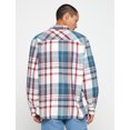 thumbnail image 3 of Check Plaid Shirt Classic Neck Pocket Detailed Long Sleeve, 3 of 5