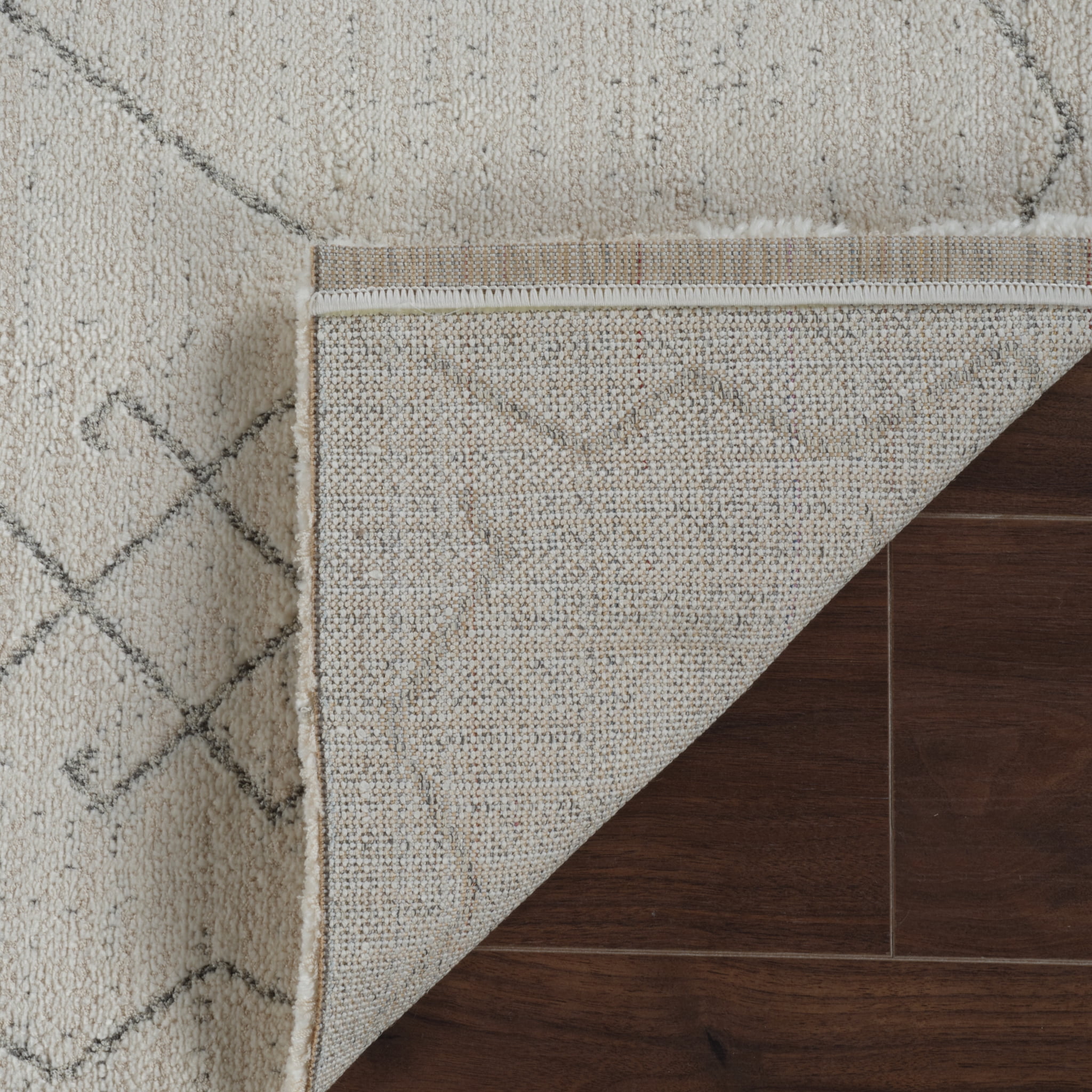 Rug Branch Casa Abstract Indoor Area Rug, Beige Cream, Boho - Living Room, Bedroom, Dining Room, and Kitchen