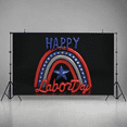 thumbnail image 5 of Colorful Design Happy Banner Patriotic Theme Labor Day Stars for Celebration Indoor Outdoor Decoration Holiday Event, 5 of 7