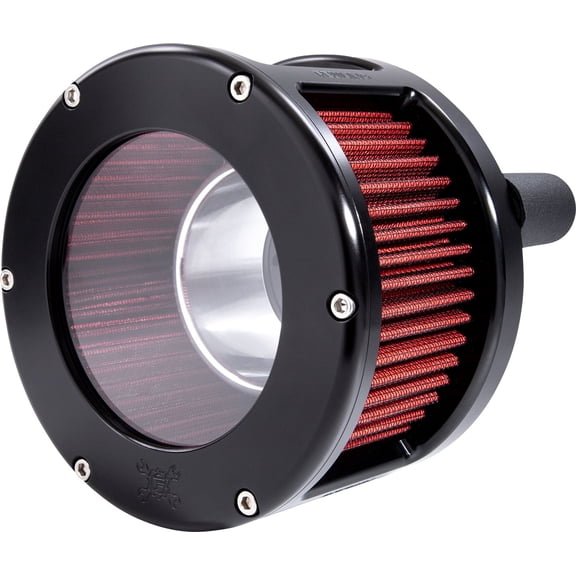 Feuling BA Race Series Black Body - Clear Cover - Red Air Cleaner Kit (5424)