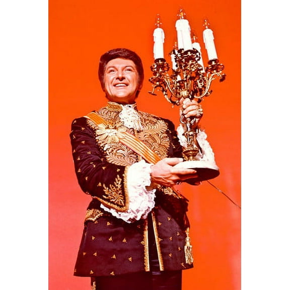 Liberace 24x36 Poster classic holding candelabra
